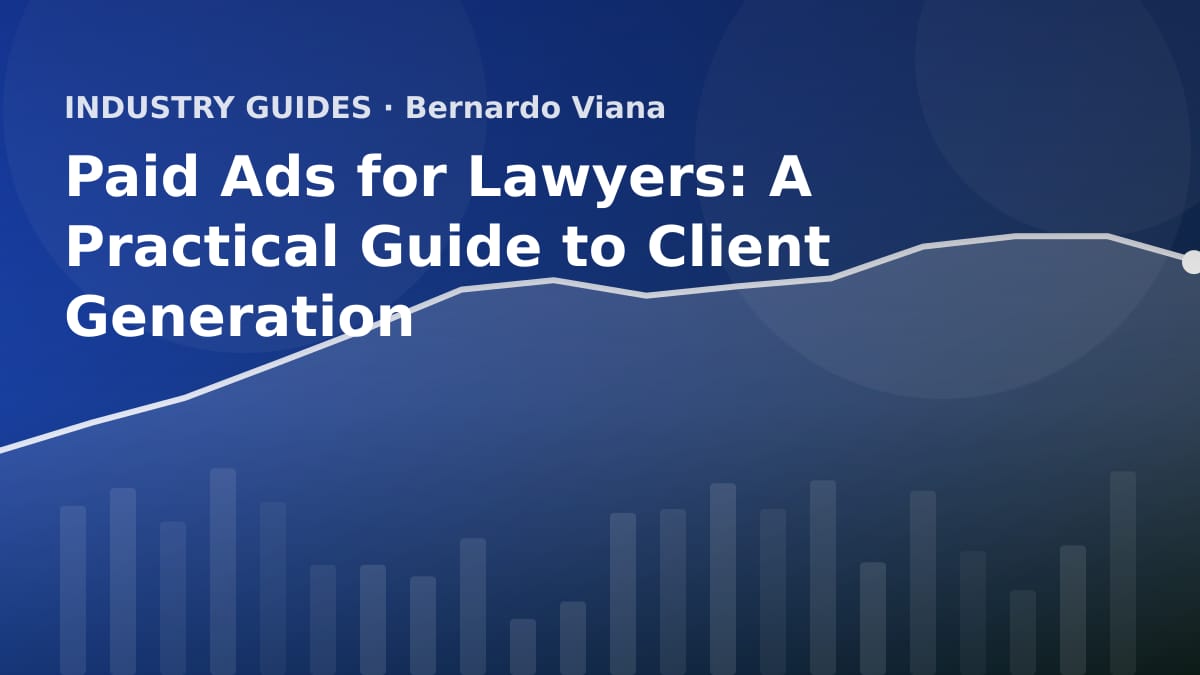 An abstract illustration representing legal advertising strategy and client acquisition funnels.